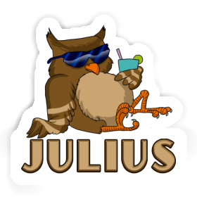 Hibou Autocollant Julius Image