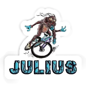 Julius Aufkleber Mountainbiker Image