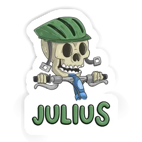 Autocollant Julius Cycliste Image