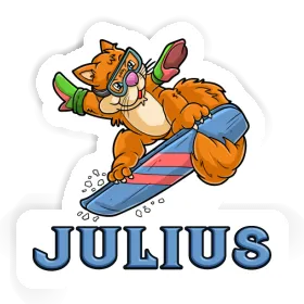 Aufkleber Julius Boarderin Image