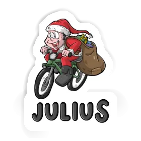 Julius Sticker Cyclist Image