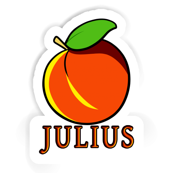 Julius Sticker Apricot Image