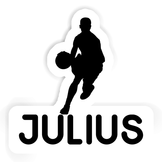 Aufkleber Basketballspieler Julius Image