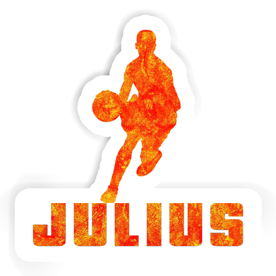 Sticker Julius Basketballspieler Gift package Image