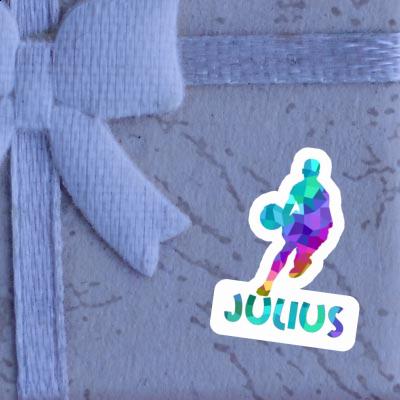 Sticker Basketballspieler Julius Laptop Image