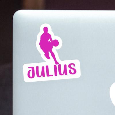 Sticker Basketballspieler Julius Notebook Image