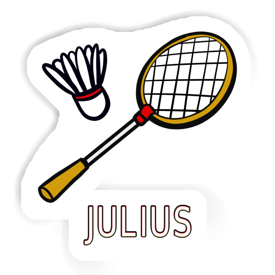 Julius Sticker Badminton Racket Image