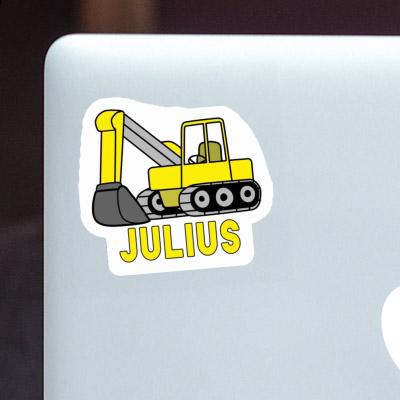 Julius Autocollant Pelleteuse Notebook Image