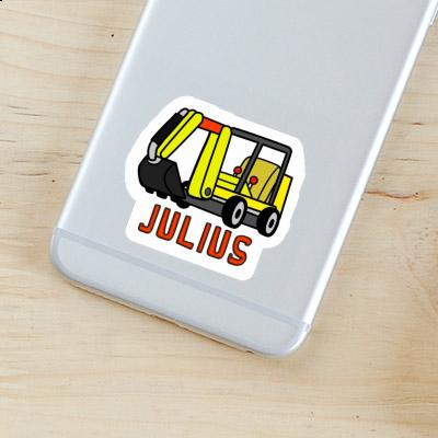 Sticker Julius Mini-Excavator Image