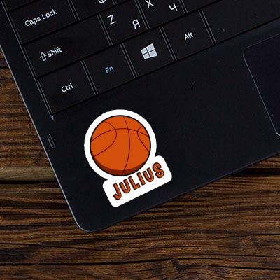 Aufkleber Julius Basketball Laptop Image