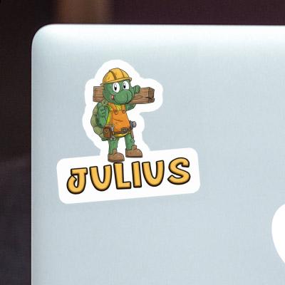 Bauarbeiter Sticker Julius Notebook Image