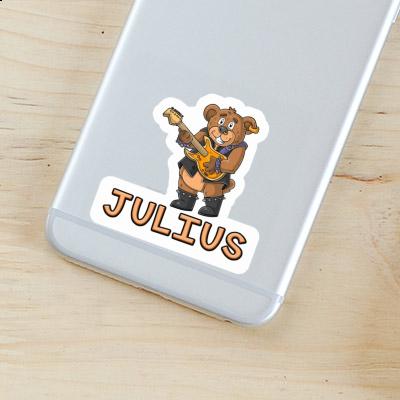 Julius Sticker Guitarist Notebook Image