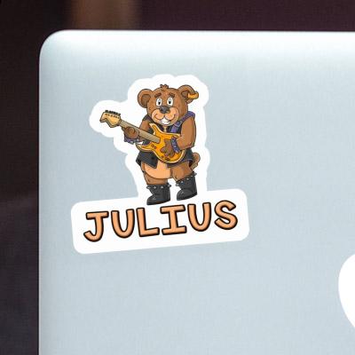 Julius Sticker Guitarist Laptop Image