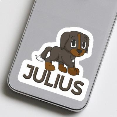 Sticker Bernese Mountain Dog Julius Laptop Image