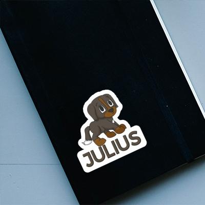 Sticker Bernese Mountain Dog Julius Laptop Image