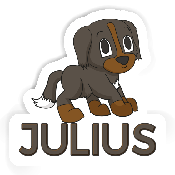 Sticker Bernese Mountain Dog Julius Notebook Image