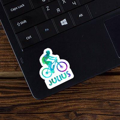 Biker Sticker Julius Notebook Image