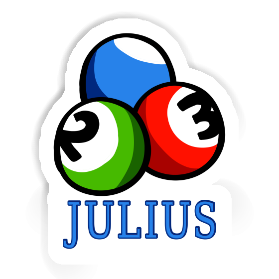 Sticker Billiard Ball Julius Gift package Image