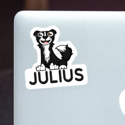 Border Collie Sticker Julius Notebook Image