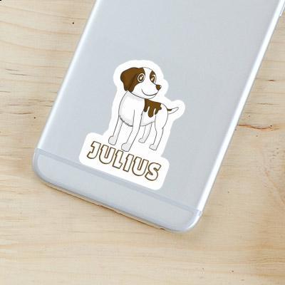 Sticker Bretagne Spaniel Julius Gift package Image