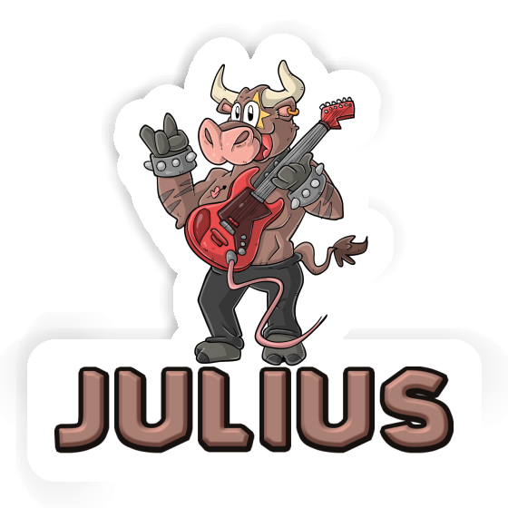 Sticker Julius Rocking Bull Laptop Image