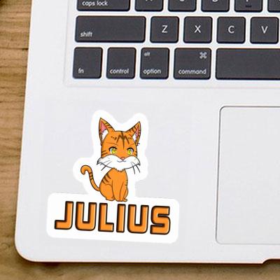 Julius Autocollant Chat Image