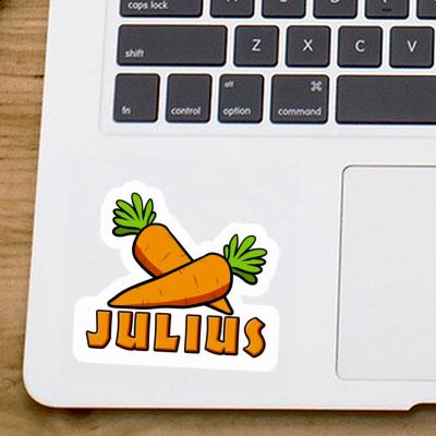 Carrot Sticker Julius Notebook Image