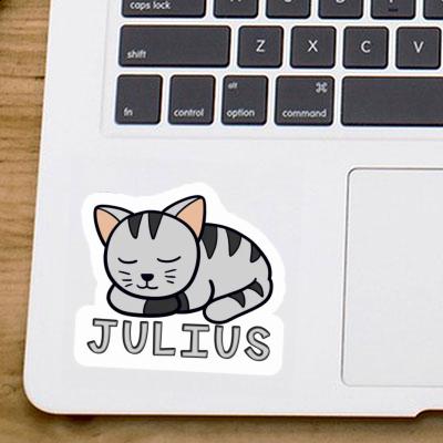 Sticker Julius Cat Notebook Image