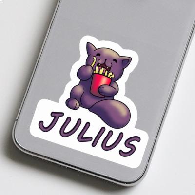 Sticker French Fry Julius Laptop Image