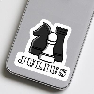 Sticker Julius Schachfigur Notebook Image