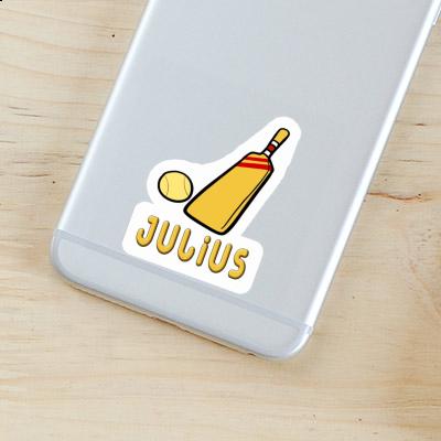 Sticker Cricket Bat Julius Image