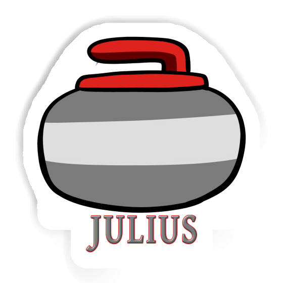 Curling Stone Sticker Julius Laptop Image