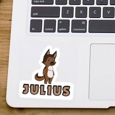 Julius Sticker German Sheperd Notebook Image