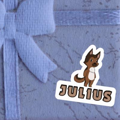 Sticker Deutscher Schäferhund Julius Gift package Image