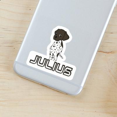 Sticker Deutsch Kurzhaar Julius Notebook Image