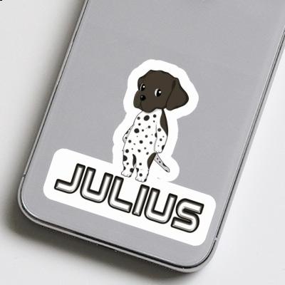 Sticker Deutsch Kurzhaar Julius Laptop Image