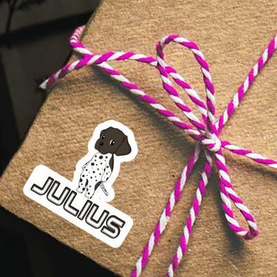 Chien de chasse Autocollant Julius Gift package Image