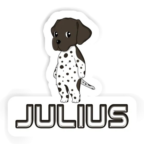 Chien de chasse Autocollant Julius Gift package Image