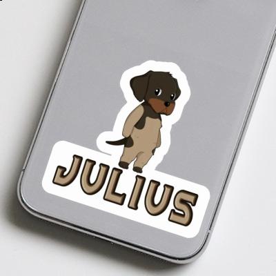 Julius Sticker German Wirehaired Pointer Notebook Image