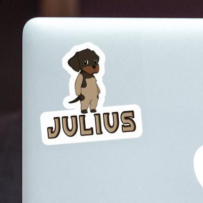 Deutsch Drahthaar Sticker Julius Notebook Image