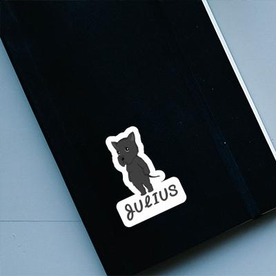 Sticker Giant Schnauzer Julius Notebook Image