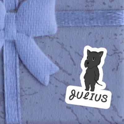 Sticker Giant Schnauzer Julius Gift package Image