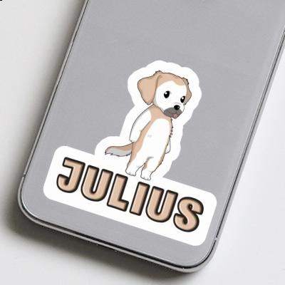 Sticker Julius Golden Retriever Laptop Image