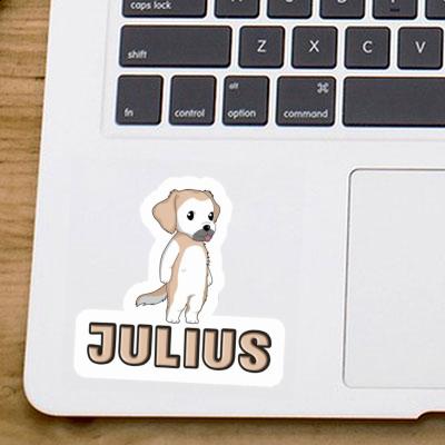 Sticker Golden Retriever Julius Notebook Image