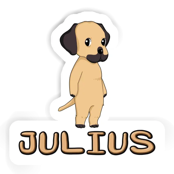 Sticker Julius Rhodesian Ridgeback Laptop Image