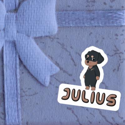 Sticker Rottweiler Julius Notebook Image