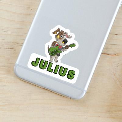 Julius Sticker Guitarist Laptop Image