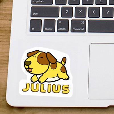 Julius Aufkleber Hund Laptop Image