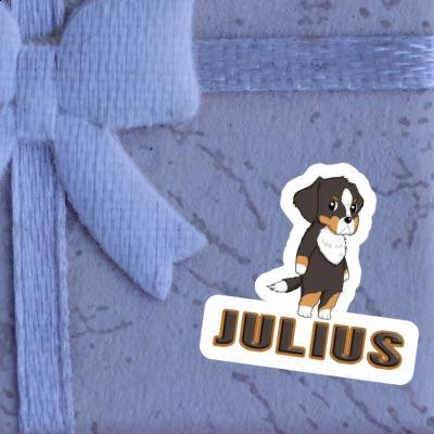 Sticker Bernese Mountain Dog Julius Laptop Image