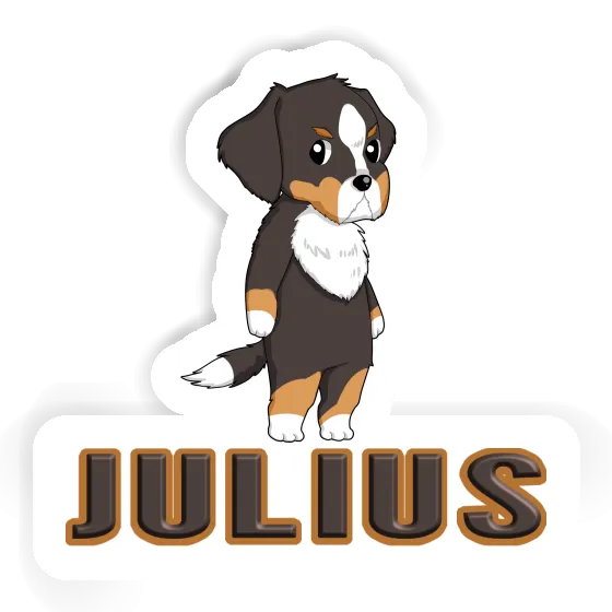 Sticker Bernese Mountain Dog Julius Image